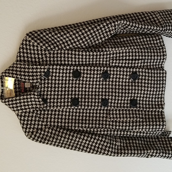 Mudd Houndstooth Double Breasted Jacket - Picture 2 of 9